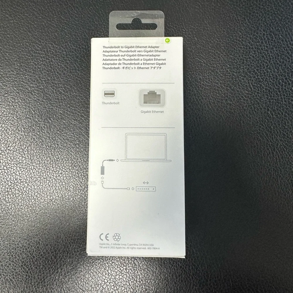 Apple Thunderbolt-to-Gigabit Ethernet Adapter in White